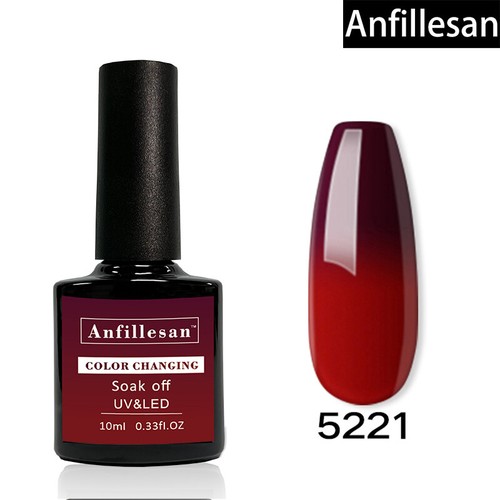 Anfillesan Nail Polish UV LED Soak Off Gel Polish Base Top Coat Gel Varnish 10ml - Picture 146 of 155