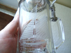 Vtg ALWE Old Spice W.Germany Columbia 1901 Glass Beer Mug Tankard " Beautiful " — photo 4
