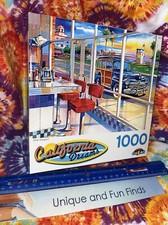 California Dreams-Diner Hangout 1000 Piece Puzzle Made In USA Cra-Z-Art Jigsaw