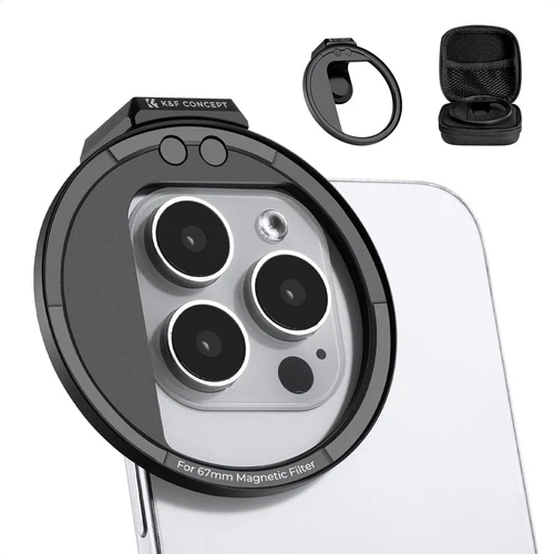 K&F Concept 67mm Magnetic Filter Adapter Quick Release Magnet Phone Filter Ring