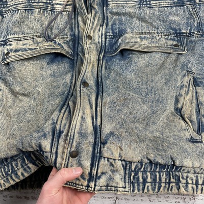 Vintage 90s Urban Equipment Denim Jacket Mens L / XL