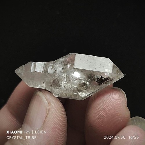 9g Natural Herkimer Diamond Quartz Crystal Double Terminating Healing 4803 - Picture 8 of 18