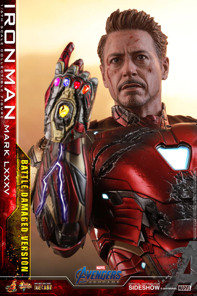Hot Toys Marvel Avengers Endgame Iron Man Mark LXXXV Battle Hot Toys Marvel Avengers Endgame Iron Man Mark LXXXV Battle