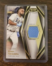 Randy Arozarena 2022 Topps Tier One Relics Game-Used Patch #/299 Tampa Bay Rays