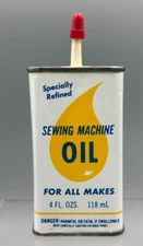 Vintage Sewing Machine Oil HANDY OILER Can Tacony Corp
