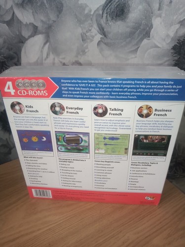 Gsp French For All Occasions Cd Rom Pack New And Sealed Retro Pc - Picture 2 of 2