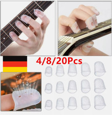 4-20Stk Fingerschutz Gitarre Silikon XXS/XS/S...