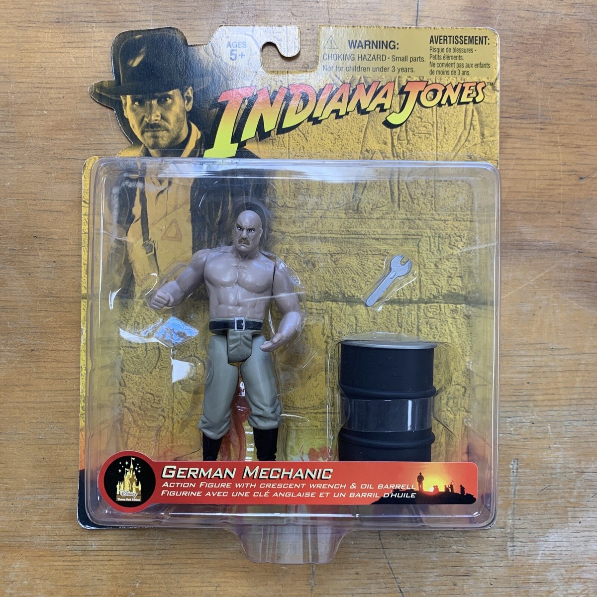 Indiana Jones German Mechanic | 2003 | SEALED | Disney