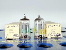 Lot of 2  Sylvania 5963 12AU7 NOS NIB Tested Like NOS Balanced Tube