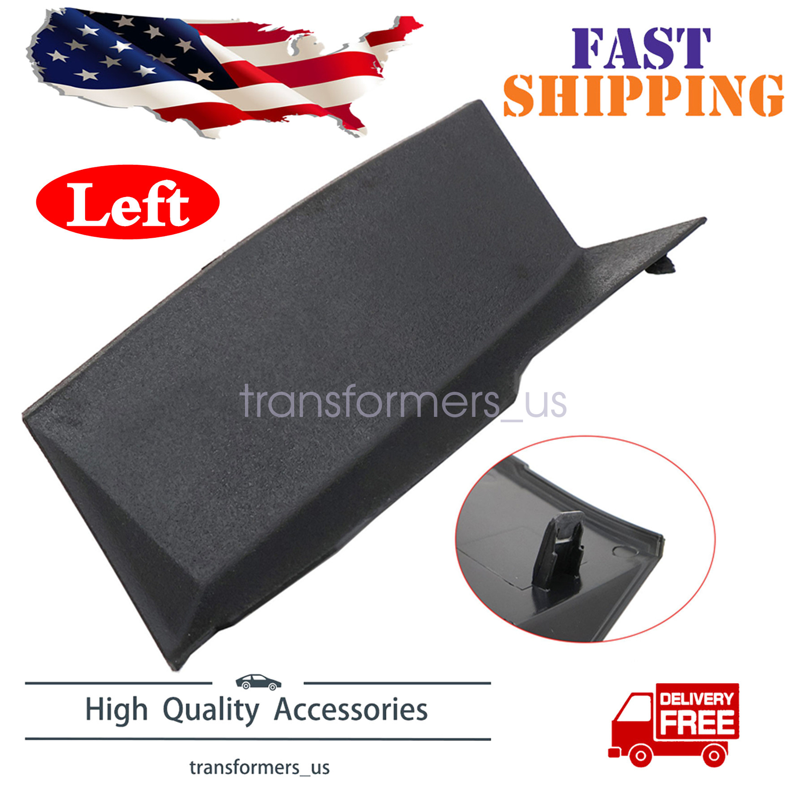 Left Rear Tail Light Combination Lamp Cover Trunk Trim Fits Toyota Camry 2018-23