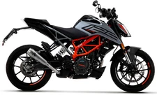 EXHAUST TERMINAL ARROW PRO-RACE STAINLESS STEEL KTM DUKE 125/390 21 22 23 EURO5