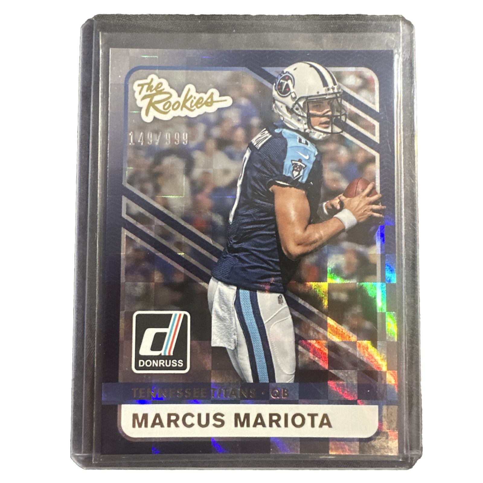 2015 NFL Panini Donruss The Rookies Marcus Mariota Rookie Refractor /999