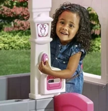 New! Step2 Playhouse Pink/White Replacement Doorbell (181946)