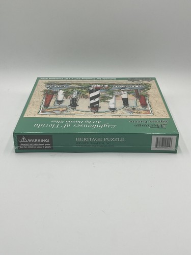 Lighthouses of Florida 550 Piece Jigsaw Puzzle Heritage Puzzle, Inc. Donna Elias - Picture 5 of 6