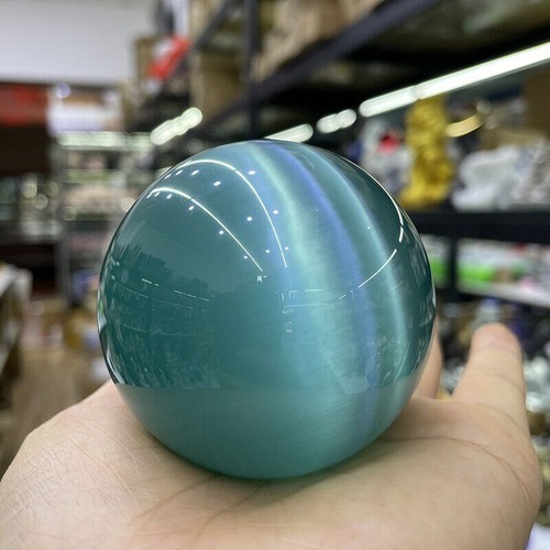 40/50/60/80/100mm Mexican Opal Gemstone Sphere Decor Crystal Healing Ball +Stand - Picture 11 of 29