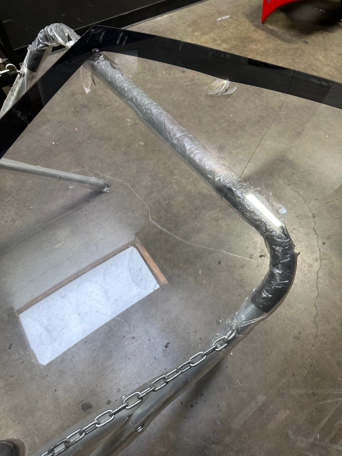 Ferrari 458 Italia, Speciale, Back Lid Lexan Window, Damaged, Used, P/N 86285100