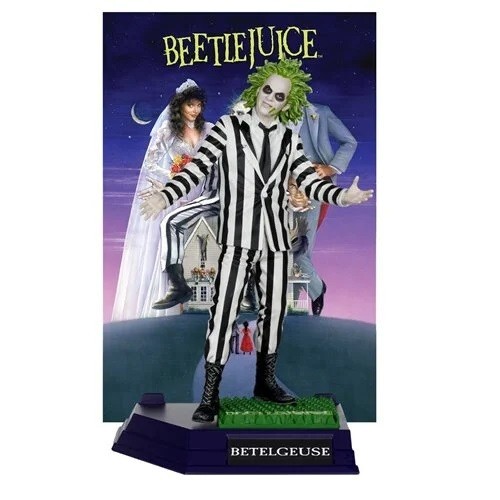 Movie Maniacs Beetlejuice 1988 6-Inch Posed Figure - Bild 1 von 2