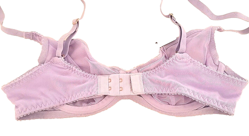 Savage X Fenty Women's Logo Lined Adjustable Bra Lavender 32b NWT underwire - Picture 2 of 3