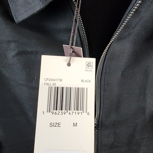 Michael Kors Full Zip Shirt Jacket Men's M Black Collared Pockets Long Sleeve - Picture 6 of 14