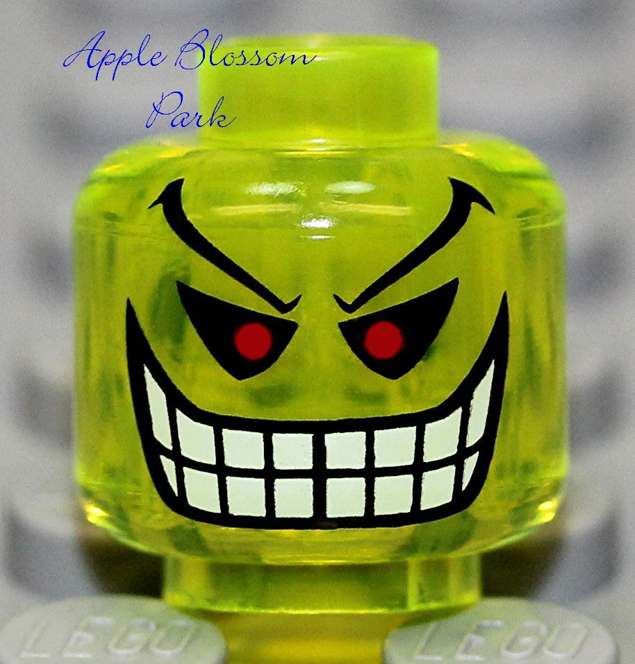 NEW Lego Batman JOKER BOMB Trans Neon Green Alien Monster Minifig