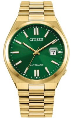 時計 CITIZEN tsuyosa Citizen Tsuyosa Green Dial Gold Plated Automatic Men's Watch