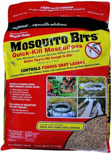 Summit Mosquito Bits 20lbs. Organic Mosquito  Insecticide 1191 - Picture 1 of 2