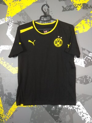 Borussia Dortmund BVB Training Jersey Football Shirt Black Puma