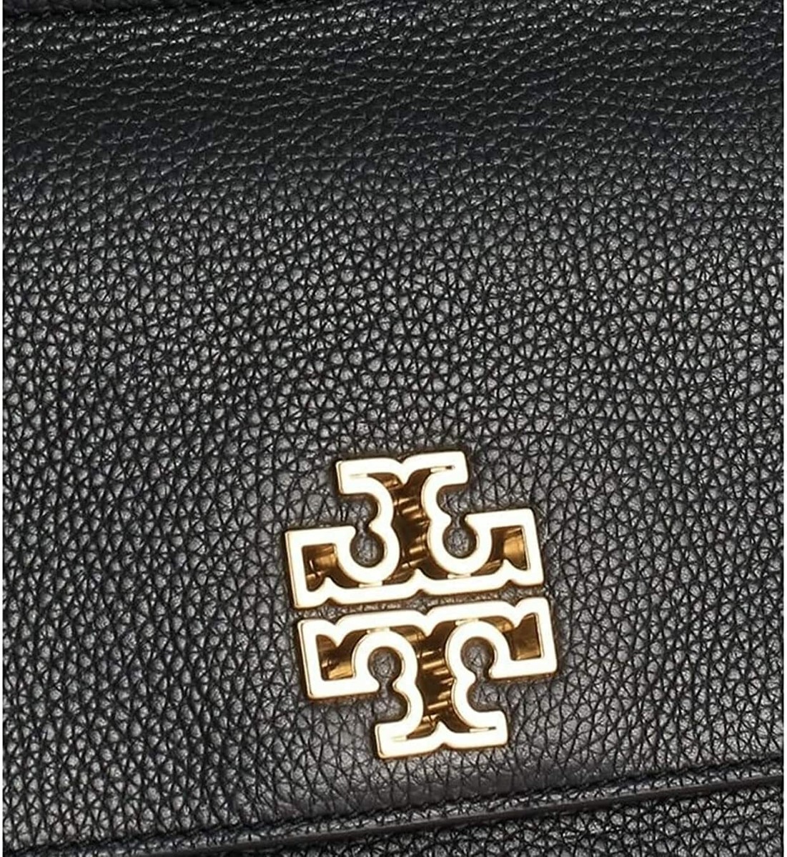 Tory Burch Womens 82411 Hardware Britten Flap Fold Over Tory Burch Womens 82411 Hardware Britten Flap Fold Over