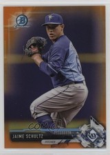 2017 Bowman Chrome Prospects Orange Refractor 8/25 Jaime Schultz #BCP133 a2f