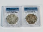 Lot Of 2: 1884-O / 1885-O PCGS MS 64+ Morgan Dollars $1