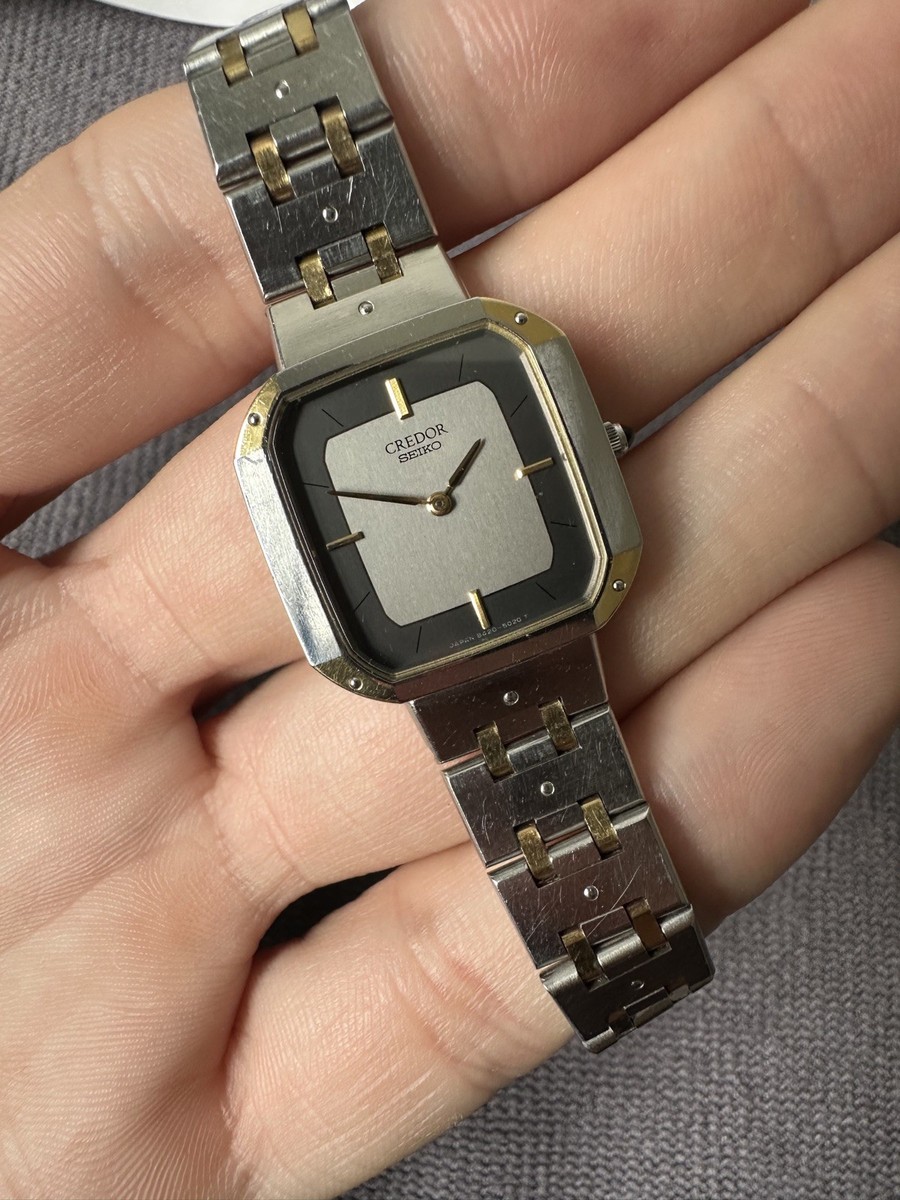 Credor Seiko Watch 8420-5020 ladies watch all steel mint condition