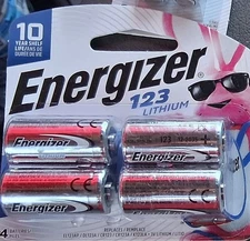 CR123 lithium battery energizer