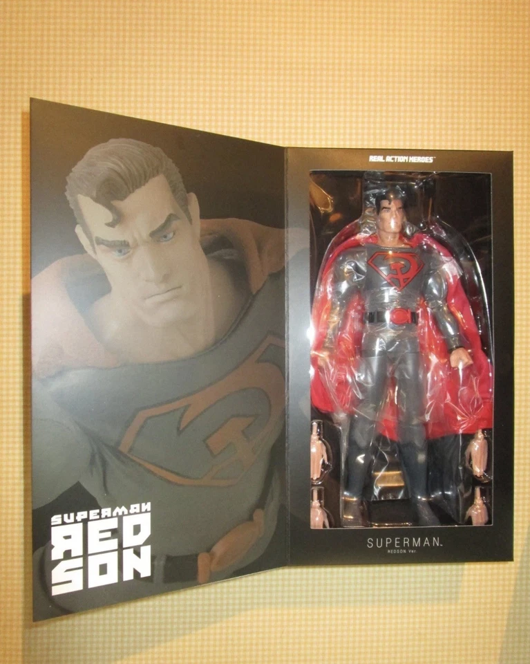 Figura de acción Medicom RAH DC Comics Real Action Heroes RED SON SUPERMAN 12" pulgadas Foto 3 de 4