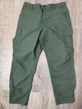 Wildland Fire Fighter Pants Men's Green Flame Resistant Aramid Size 34 - 38