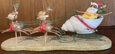 VTG Department 56 - Tropical Santa Sleigh Centerpiece (15") #95004