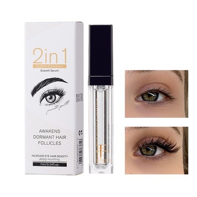 2 In 1 Eyelash Growth Boost Enhancing SERUM~Fast Rapid Thicker Longer Eye LASH