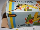 Rare Vtg Brio Merry Go Round Karussell Carousel Wooden Horse Riders Cowboy  READ — photo 7