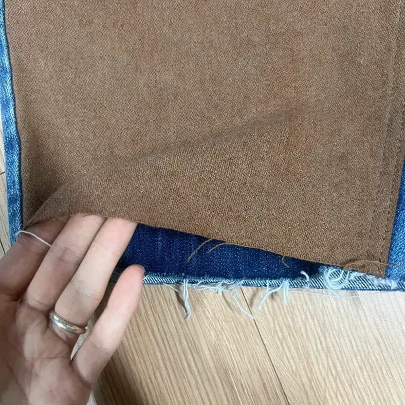 Push Button Patch Denim Pants (Reformed) - image 1