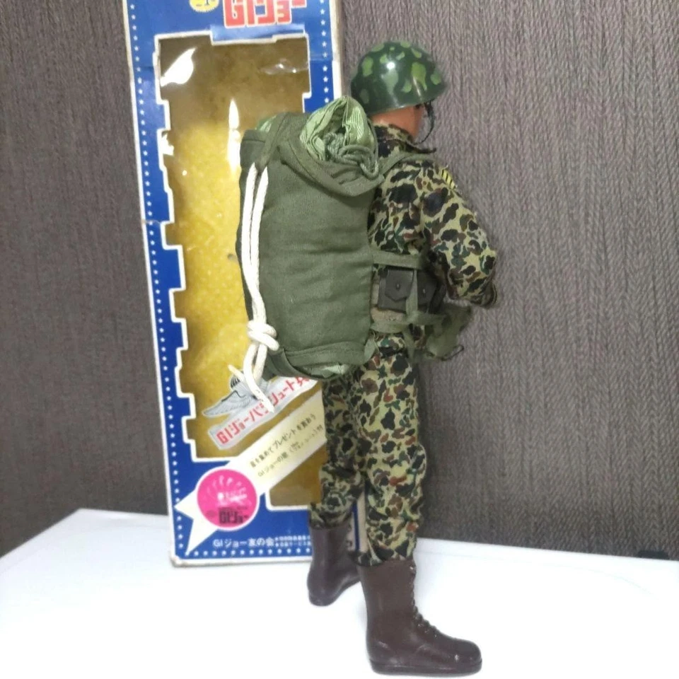 Figura Soldado Paracaidista Takara Gi Joe Años 70 De Colección Con Caja Muy Buena Foto 3 de 4