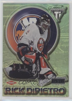 2000 Pacific Private Stock Titanium Retail Rookies 79/199 Rick DiPietro RC 0nr3