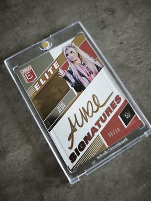 WWE Panini 2023 Donruss Elite Signatures Alexa Bliss GOLD /10 On Card Autogramm 