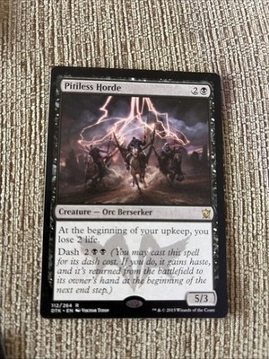 Erbarmungslose Horde - Dragons of Tarkir - Magic the Gathering MTG Schön! Selten
