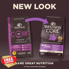 Wellness CORE Senior Turkey Chicken Grain-Free Dry Dog Food 24lb 4.71 per pound