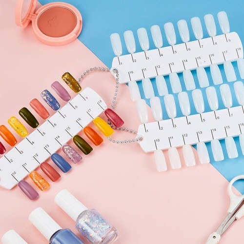 6 juegos de 216 puntas de doble capa para exhibición de esmaltes de uñas de - Picture 4 of 7