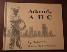 ADAM'S ABC Dale Fife 1971 Vintage Children's Book BLACK AMERICANA Don Robertson