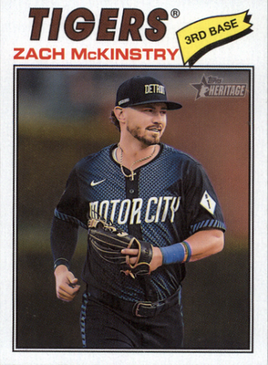 Zach McKinstry 2026 Topps Heritage #398 Detroit Tigers Baseball