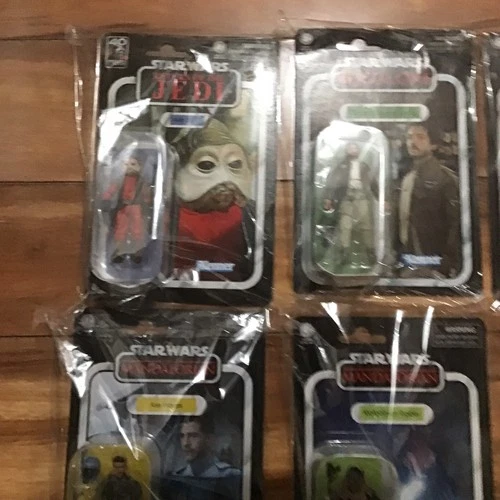 star wars lot of 8 vintage Collection Carded