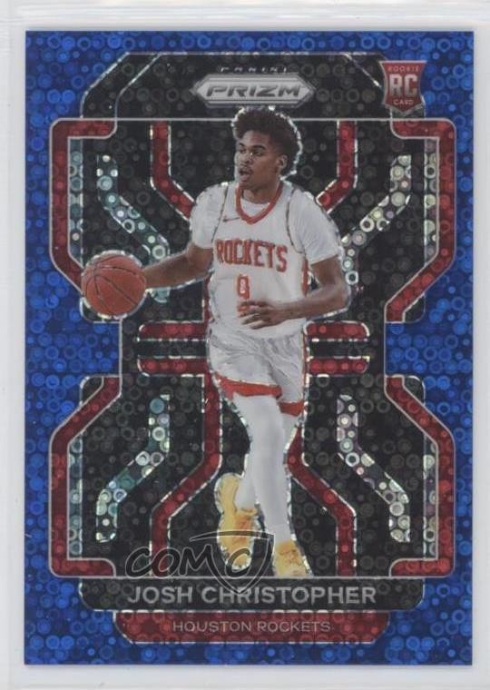 2021-22 Panini Prizm Fast Break Blue Prizm 76/150 Josh Christopher #324 11p9