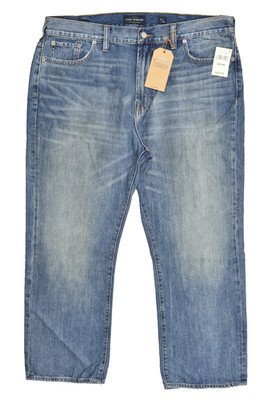 Lucky Brand Men's 181 Relaxed Straight Denim Jeans Blue Bluff Lake 40x30 NEW