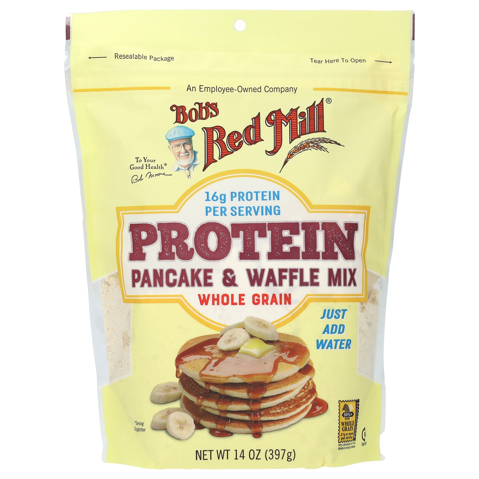 Bob s Red Mill Protein Pancake Waffle Mix 14 oz 397 г Кошерный